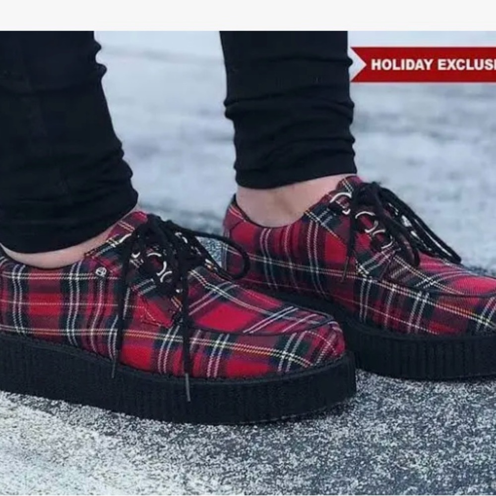 TUK  Red Tartan Anarchic Creeper
